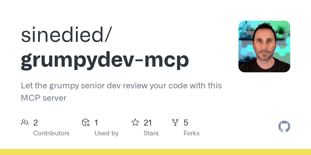 sinedied/grumpydev-mcp