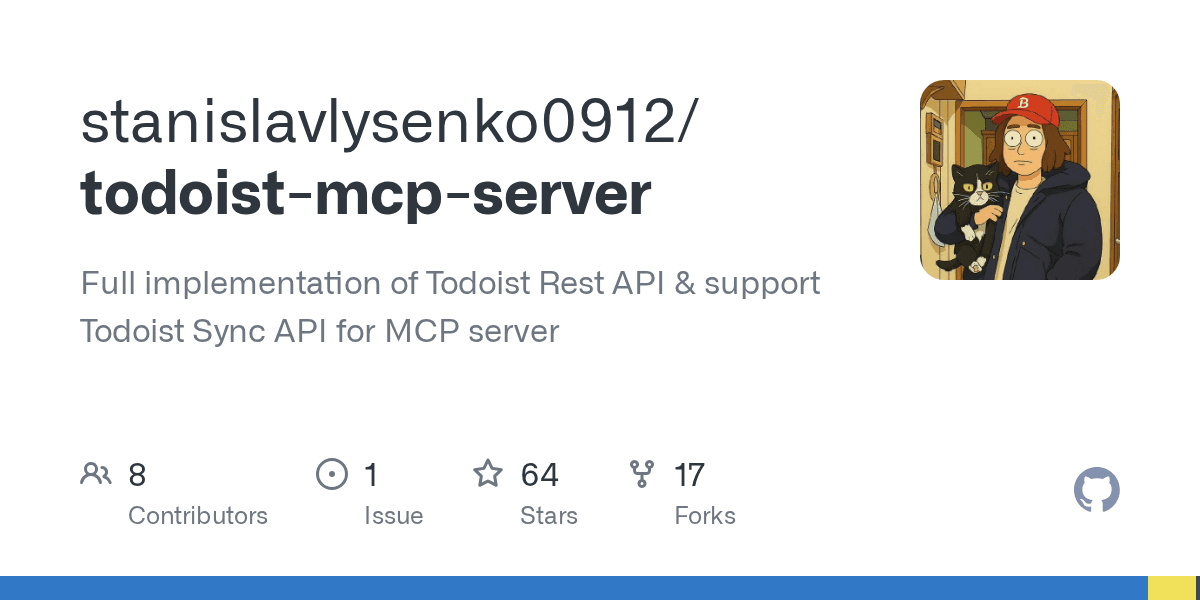 stanislavlysenko0912/todoist-mcp-server
