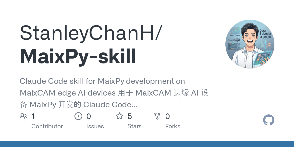 stanleychanh/maixpy-skill