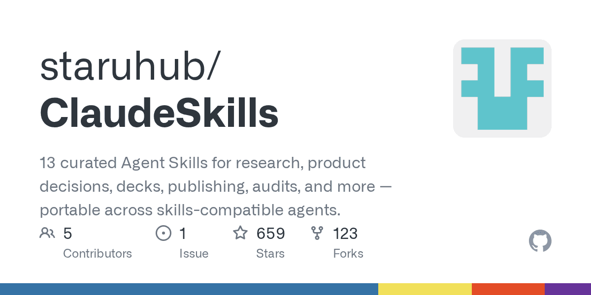 staruhub/claudeskills