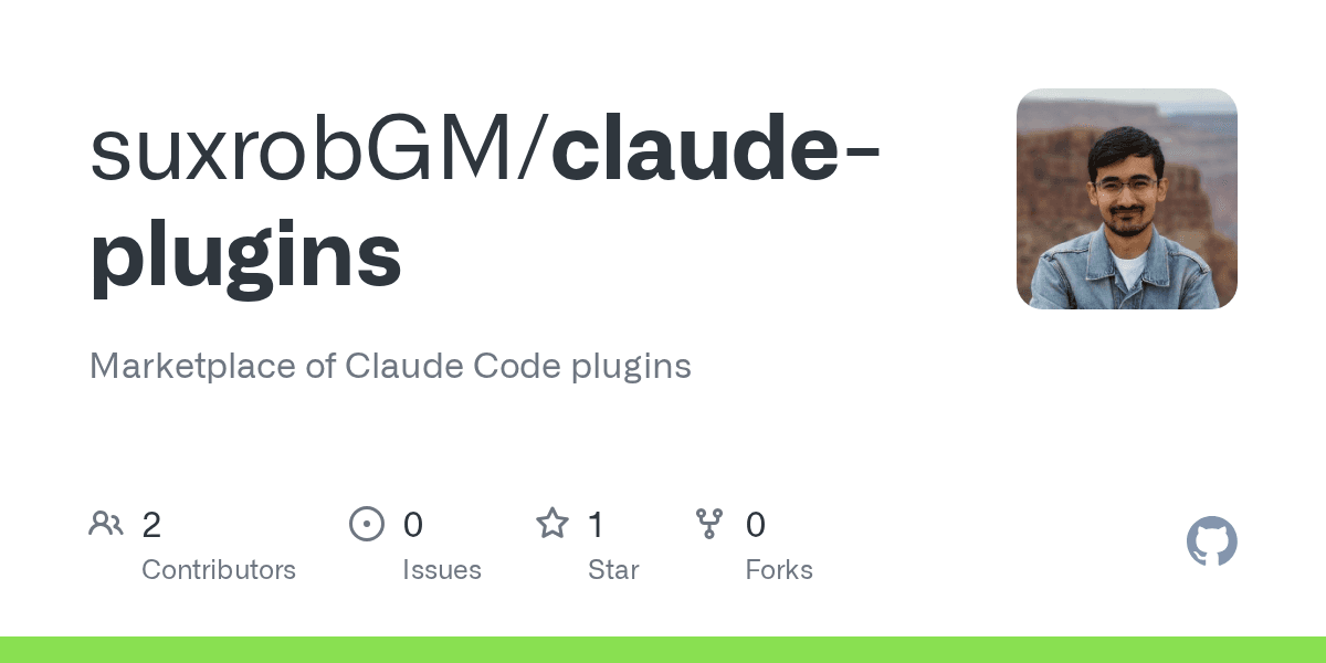 suxrobgm/claude-plugins