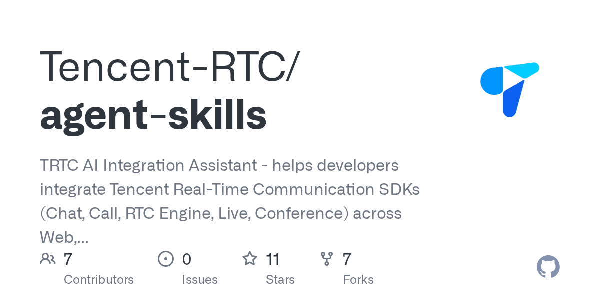 tencent-rtc/agent-skills