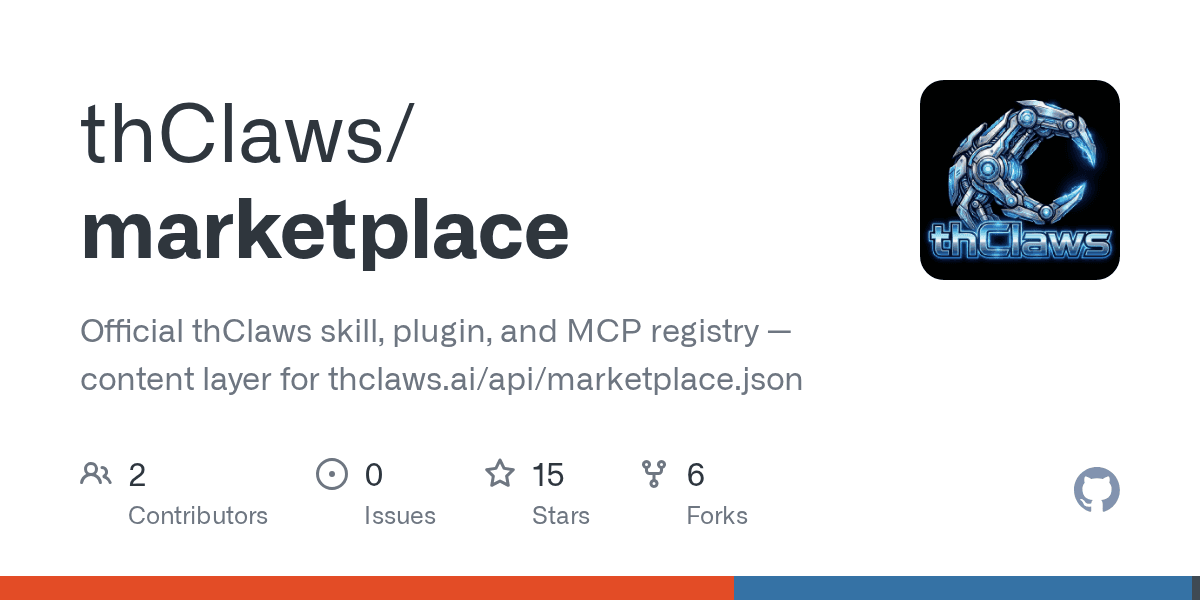 thclaws/marketplace