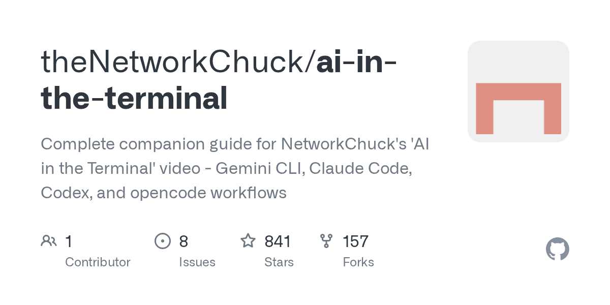 theNetworkChuck/ai-in-the-terminal