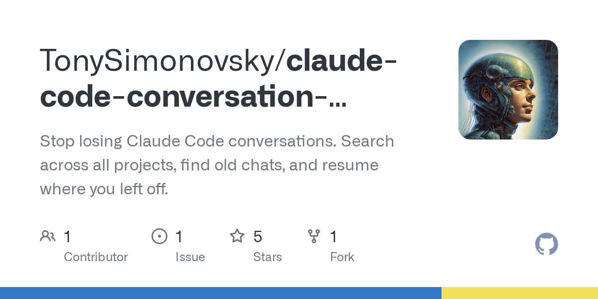 tonysimonovsky/claude-code-conversation-search-mcp