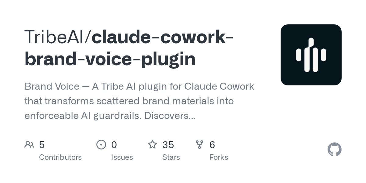 tribeai/claude-cowork-brand-voice-plugin