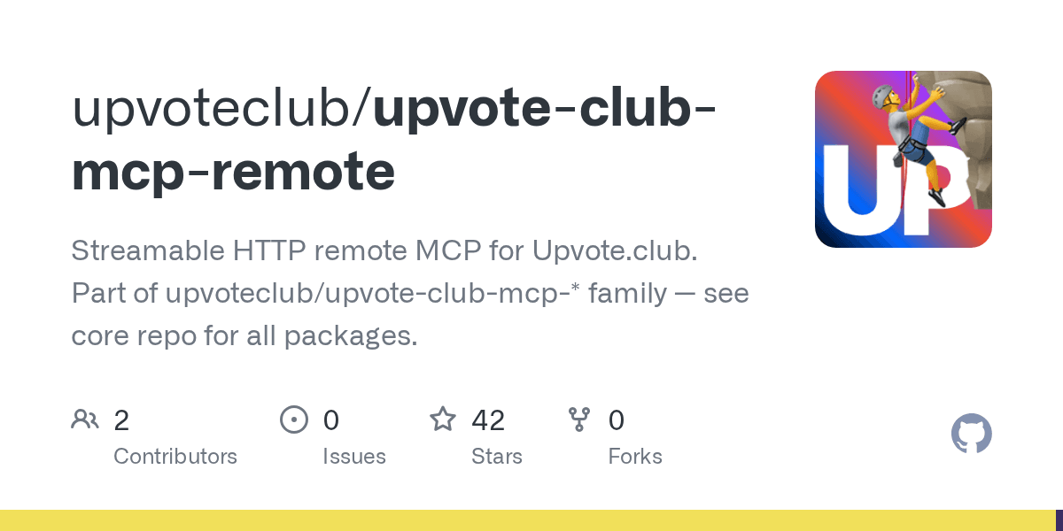 upvoteclub/upvote-club-mcp-remote
