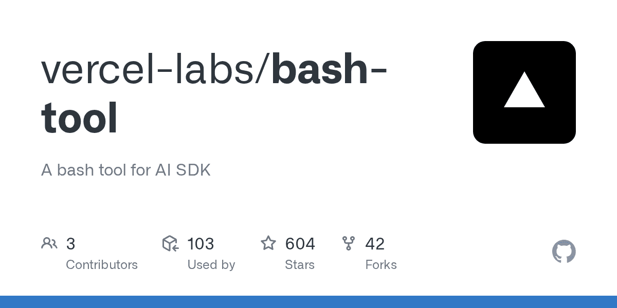 vercel-labs/bash-tool
