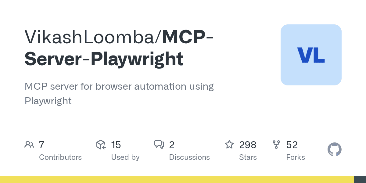 vikashloomba/mcp-server-playwright
