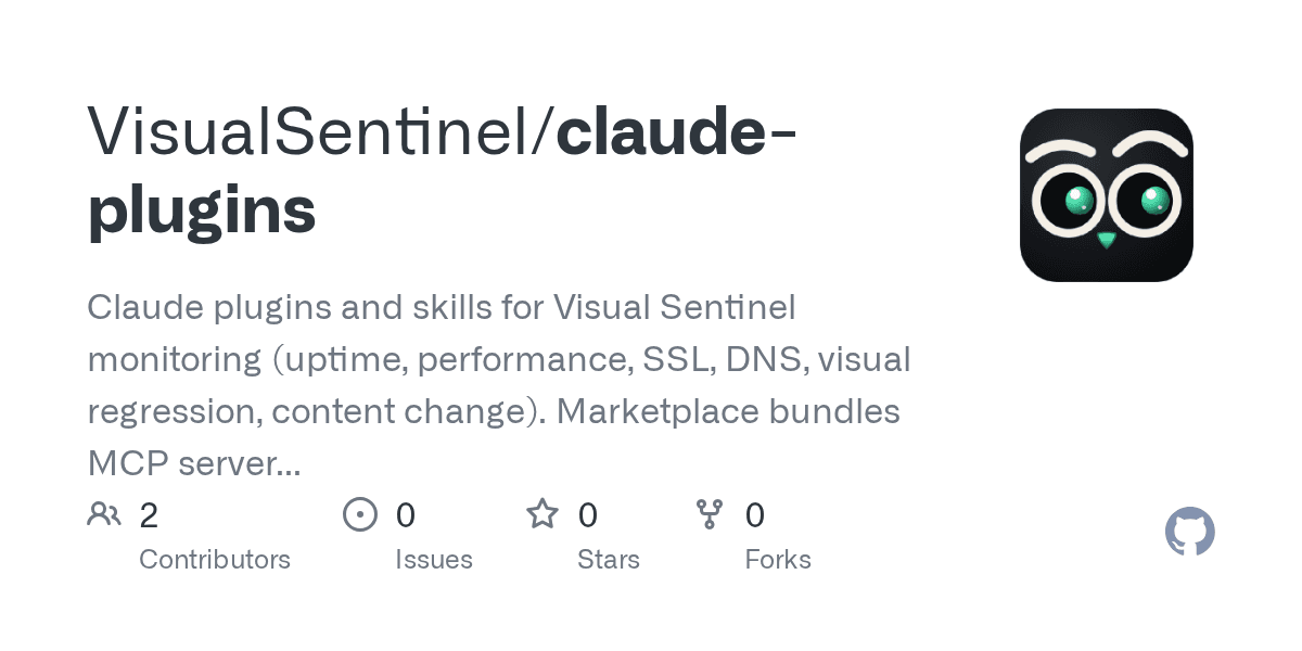 visualsentinel/claude-plugins