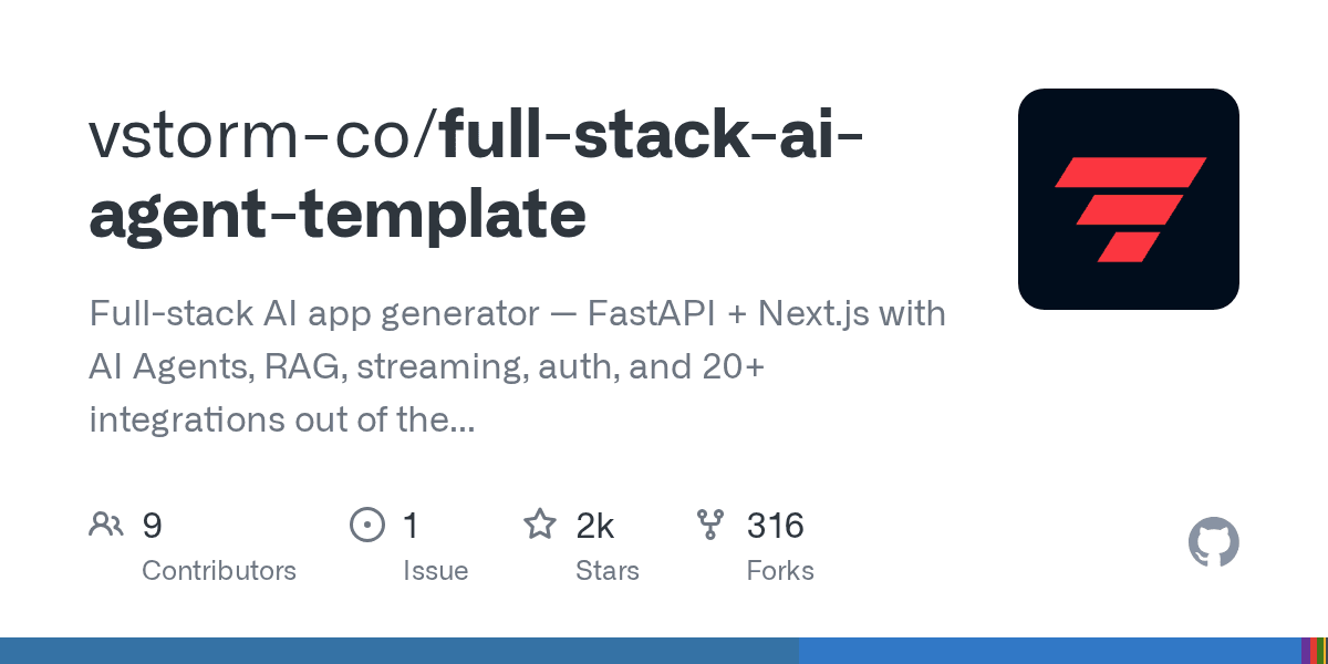 vstorm-co/full-stack-ai-agent-template
