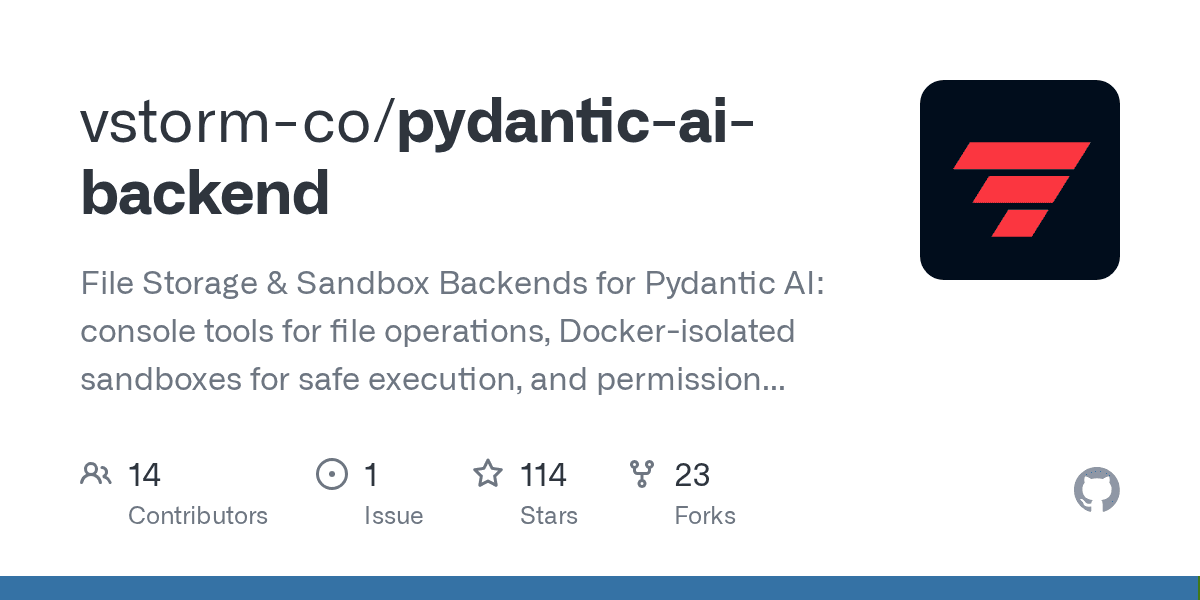 vstorm-co/pydantic-ai-backend