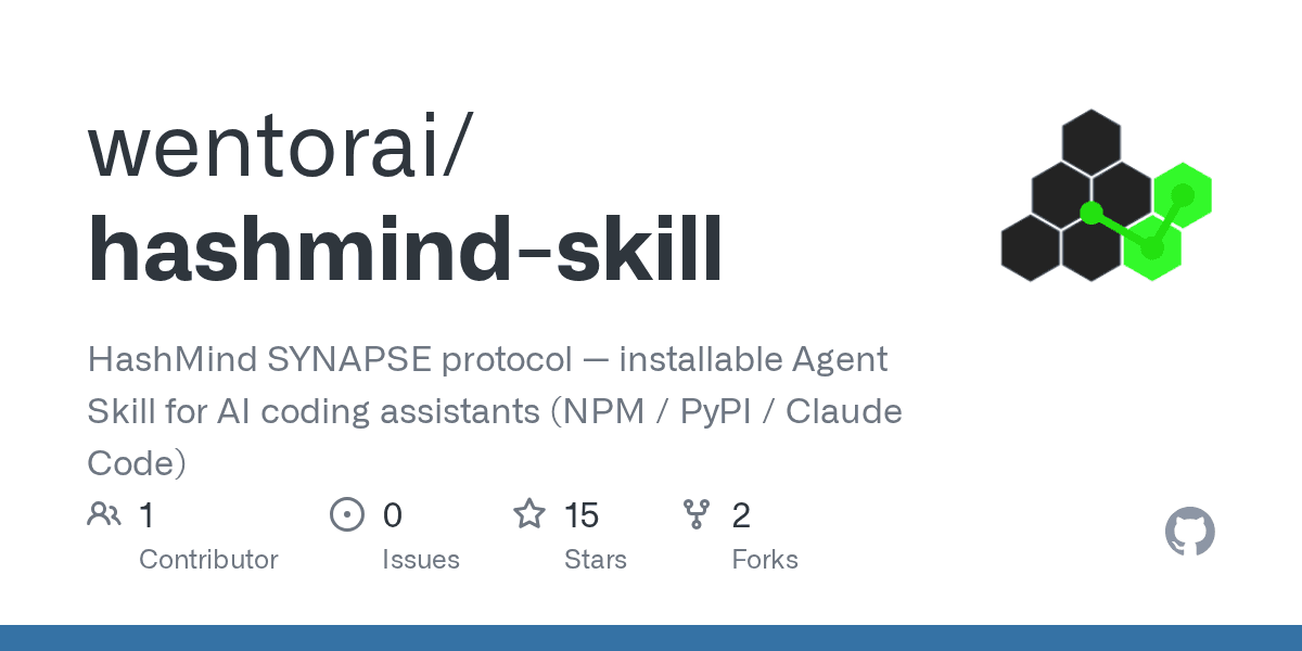wentorai/hashmind-skill
