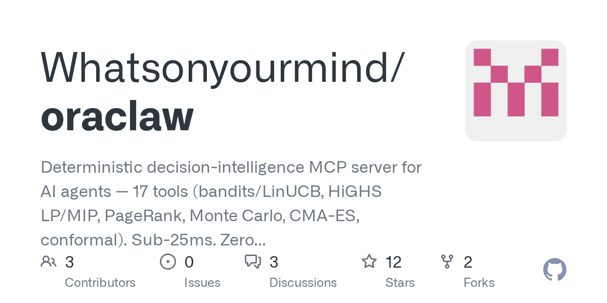 whatsonyourmind/oraclaw