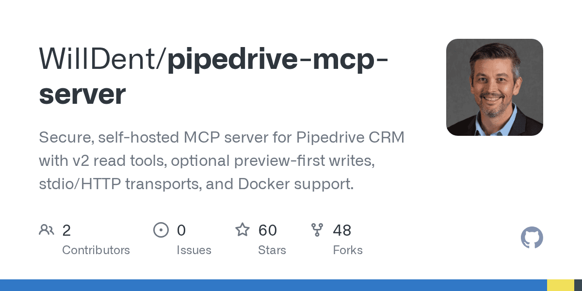 willdent/pipedrive-mcp-server
