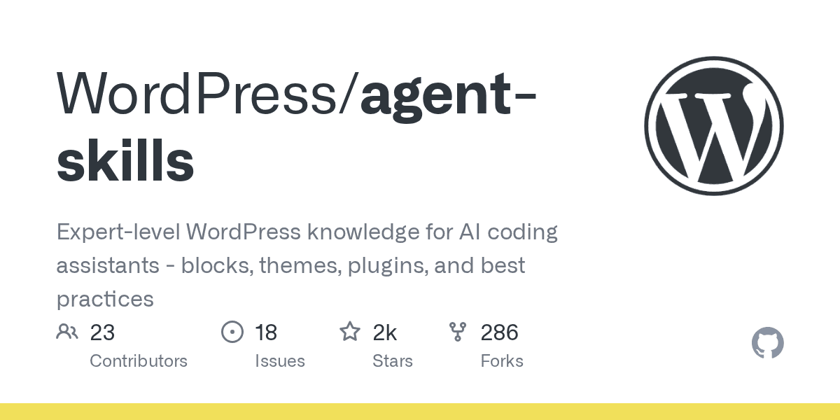 wordpress/agent-skills