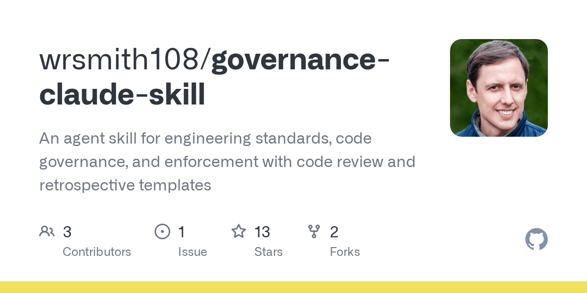 wrsmith108/governance-claude-skill