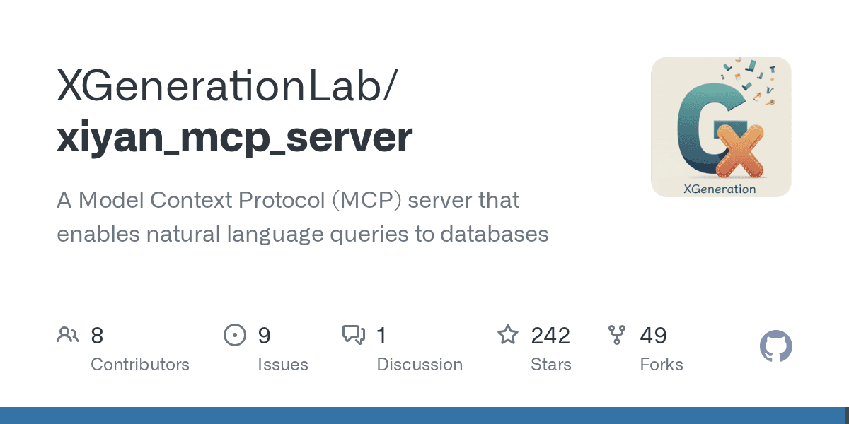 xgenerationlab/xiyan_mcp_server