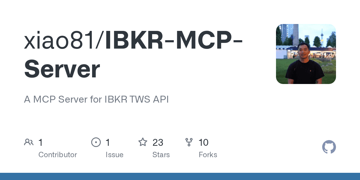 xiao81/ibkr-mcp-server