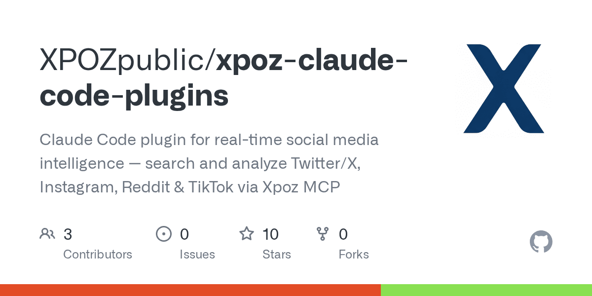xpozpublic/xpoz-claude-code-plugins