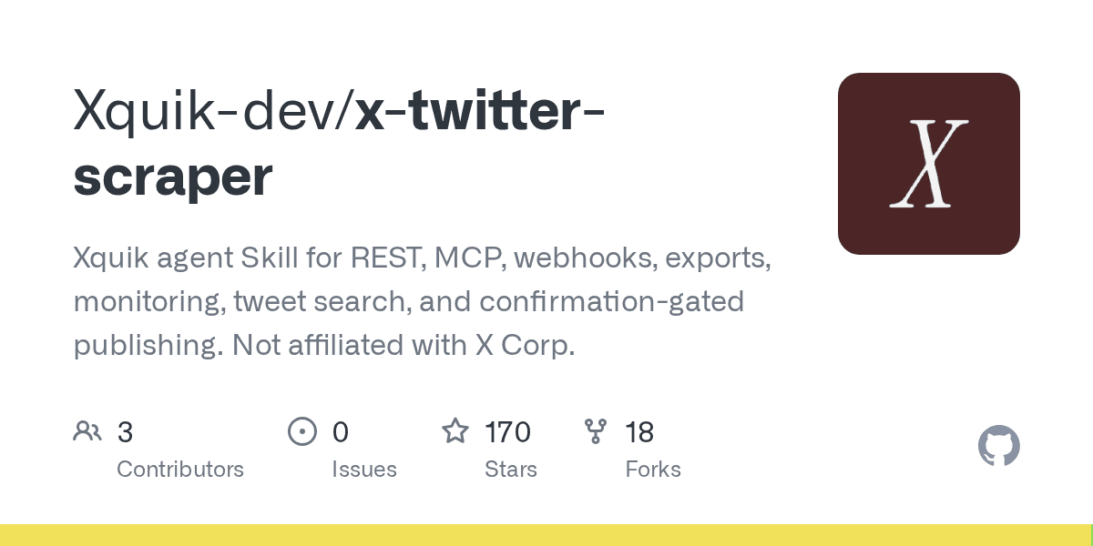 xquik-dev/x-twitter-scraper