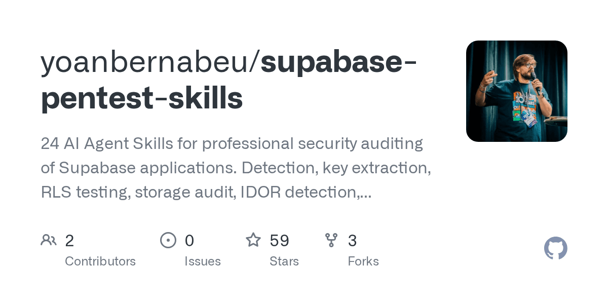 yoanbernabeu/supabase-pentest-skills