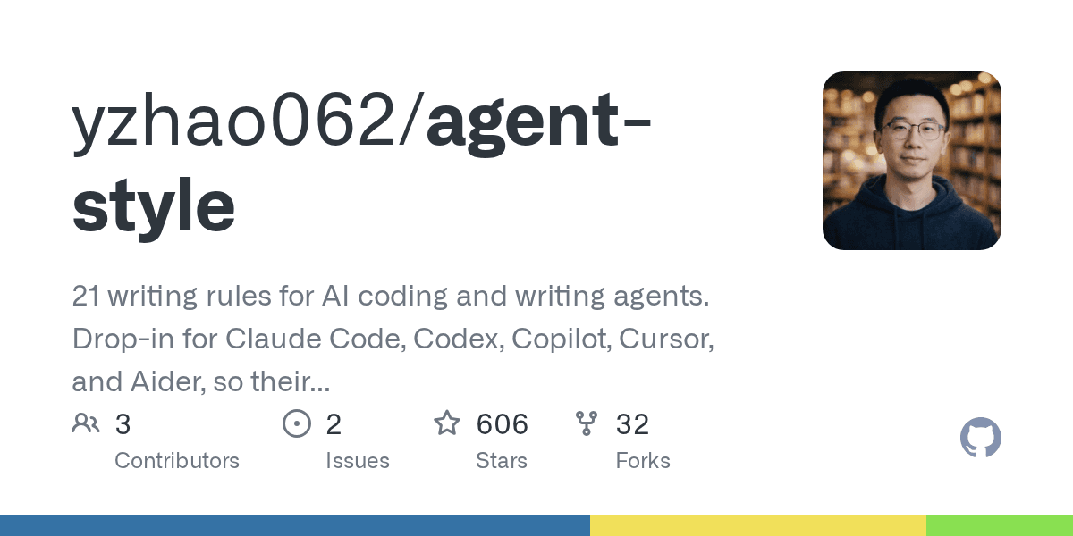 yzhao062/agent-style