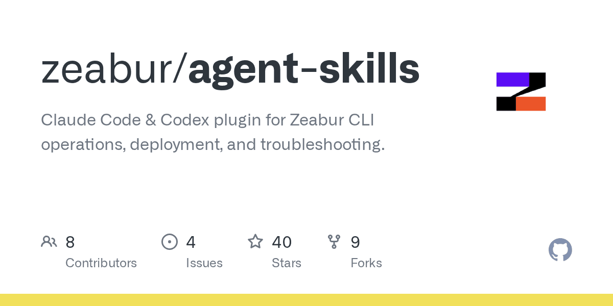 zeabur/agent-skills