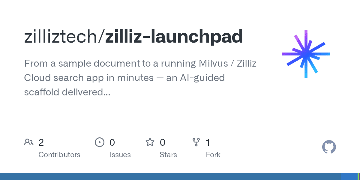 zilliztech/zilliz-launchpad