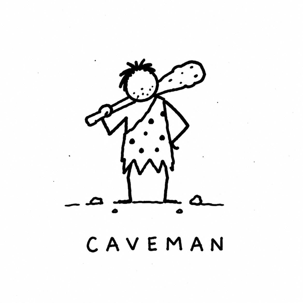 caveman illustration